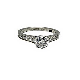 Cartier 1895 Round Diamond 0.88 tcw Engagement Ring in Platinum