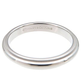 Tiffany & Co. Milgrain Band Ring Platinum