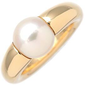 Cartier Perla Pearl Ring K18YG Yellow Gold