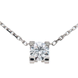 Cartier C De Cartier Diamond Necklace White Gold