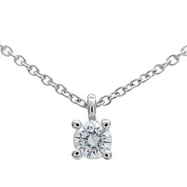 Tiffany & Co. Solitaire Diamond Necklace Platinum