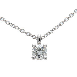 Tiffany & Co. Solitaire Diamond Necklace Platinum