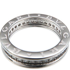 Auth BVLGARI B-zero1 Ring XS 1 Band Full Diamond