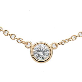 Auth Tiffany&Co. By The Yard 1P Diamond Necklace