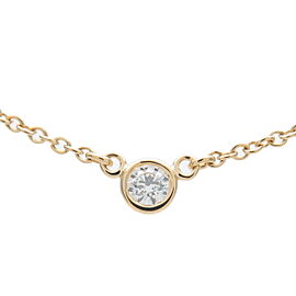 Auth Tiffany&Co. By the Yard 1P Diamond Necklace