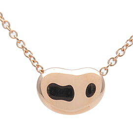 Tiffany & Co. Mini Bean Necklace K18PG 750PG Rose Gold