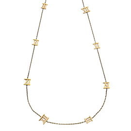 Tiffany & Co. Atlas Necklace K18YG 750YG Yellow Gold