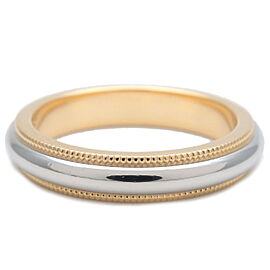 Tiffany & Co. Milgrain Band Ring K18 Yellow Gold