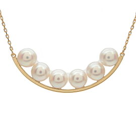 TASAKI Balance Plus Pearl Necklace K18YG 750YG Yellow Gold