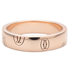 Auth Cartier Happy Birthday Ring K18PG Rose Gold