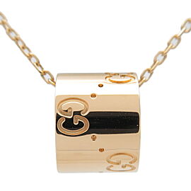 GUCCI Icon Charm Necklace K18YG 750YG Yellow Gold Used F/S