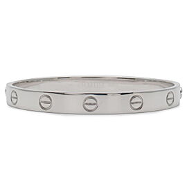 Cartier Love Bracelet Bangle K18 750WG White Gold