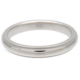 Tiffany&Co. Milgrain Band Ring PT950 Platinum