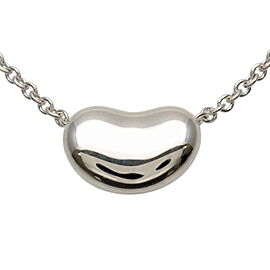 Tiffany&Co. Mini Bean Necklace Bean Cham SV925 Silver