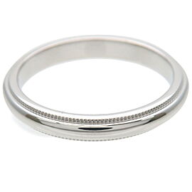 Tiffany&Co. Milgrain Band Ring PT950 Platinum