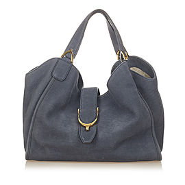 Gucci Soft Stirrup Nubuck Leather Tote Bag