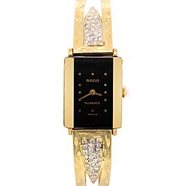 Rado Florence 14k Gold and Diamond Watch