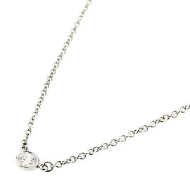 TIFFANY & Co 950 Platinum diamond Necklace LXGBKT-1128