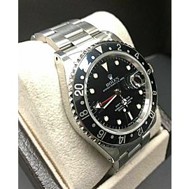 Rolex GMT Master 16700 Black Bezel Stainless Steel Box Papers