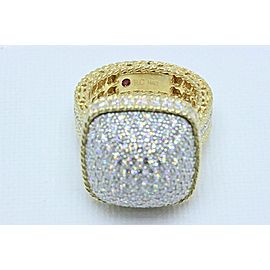 Roberto Coin Barocco Diamond Dome Ring 3.30 tcw 18k Yellow Gold $16,000 Retail