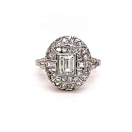 Antique Edwardian Era Diamond Ring 1.45 ctw G-VS