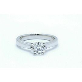 Celebration Diamond Engagement Ring Round 0.98 ct I S1 14K White Gold $9K Retail