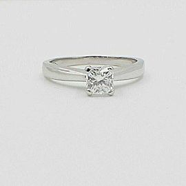 Hearts on Fire Dream Cut Diamond Platinum Engagement Ring 0.64 ct H SI1