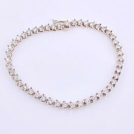 Round Brilliant Diamonds 2.45 ctw Tennis Bracelet