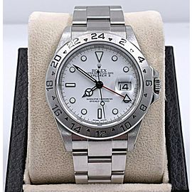 Rolex Explorer II 16570 White Dial Stainless Box Service Paper 2020 Very Rare