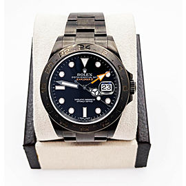 Rolex Explorer II 216570 Black Dial Black PVD Stainless Steel Box Booklet