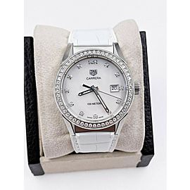 Tag Heuer WBG1315.FC6412 Ladies Carrera MOP 36mm Diamonds