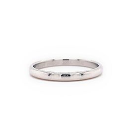 Tiffany & Co Classic 2 MM Wedding Band Ring Platinum