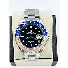 GMT Master 16700 Pepsi Red and Blue Stainless Steel Box Service Paper UNPOLISHED