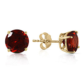 3.1 CTW 14K Solid Gold Dream Your Heart Garnet Earrings