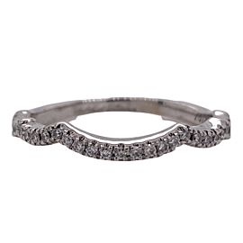 Neil Lane Bridal Wedding 1/6 tcw Diamond 14K White Gold Size 7.5