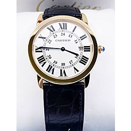 Cartier Ref 2988 Ronde Solo W6700455 18K Yellow Gold Stainless Steel