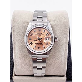 Rolex Ladies Date 79160 Pink Salmon Dial Stainless Steel 26mm