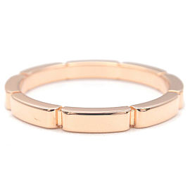 Auth Cartier maillon Panthère 4P Diamond Ring Rose Gold #60 US9-9.5 Used F/S