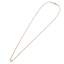 Auth Tiffany&Co. By the Yard 1P Diamond Necklace 0.14ct Yellow Gold Used F/S