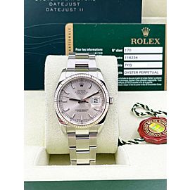 Rolex Datejust Silver Dial Stainless Steel 2013