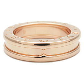 Authentic BVLGARI B-zero1 Ring XS 1 Band Rose Gold #49 US5 HK10.5 EU49 Used F/S