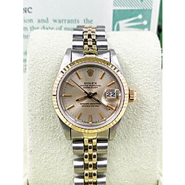 Rolex Ladies Datejust 18K Yellow Gold Stainless Steel