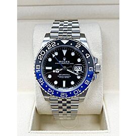 Rolex 126710BLNR GMT Master II Batgirl Batman Stainless Steel