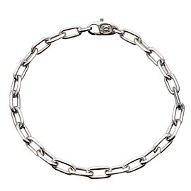 Authentic Cartier Spartacus Chain Bracelet K18WG 750WG White Gold Used F/S