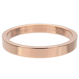 Authentic Cartier Engraved Ring K18 Rose Gold #60 US9-9.5 HK20.5 EU60.5 Used F/S