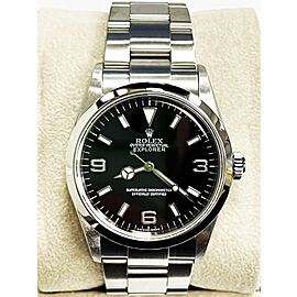 Rolex Explorer Black Dial Stainless Steel