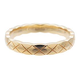 Authentic CHANEL COCO Crush Ring Mini K18 750 Yellow Gold