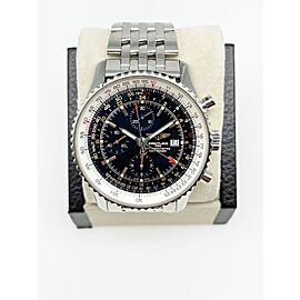 Breitling Navtimer A24322 Black Dial Stainless Steel