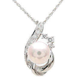 Authentic TASAKI Pearl Diamond Necklace