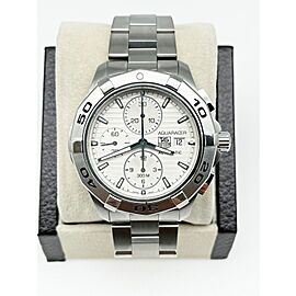 Tag Heuer Aquaracer 300M CAP2111 Chronograph Silver Dial Stainless Steel 42mm